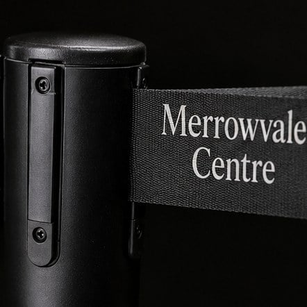 Custom printed stanchions in bulk